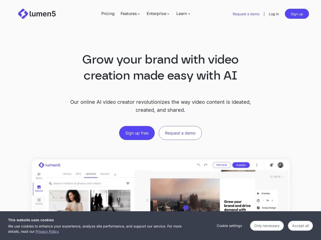 Lumen5官网入口|Lumen5在线使用|Lumen5官方网页版网址 Lumen5官网入口|Lumen5在线使用|Lumen5官方网页版网址