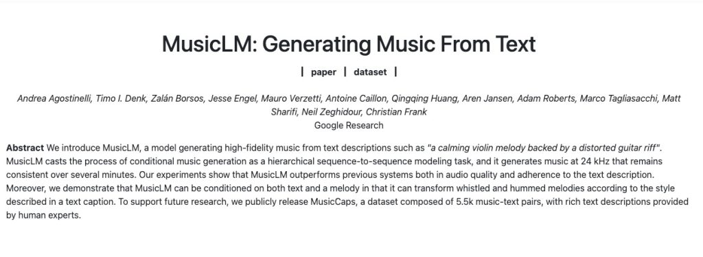 MusicLM官网入口|MusicLM在线使用|MusicLM官方网页版网址 MusicLM官网入口|MusicLM在线使用|MusicLM官方网页版网址