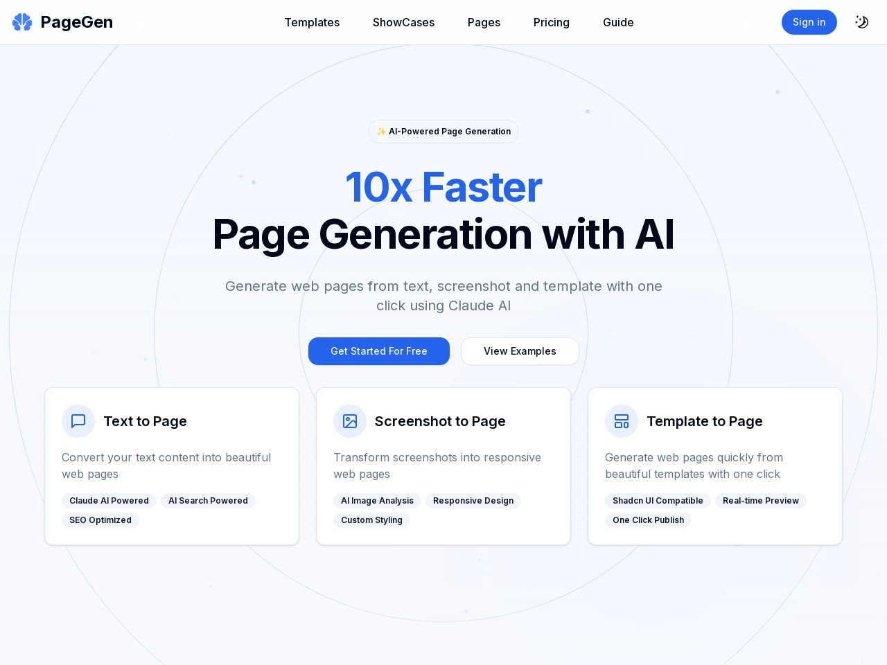 PageGen官网入口|PageGen在线使用|PageGen官方网页版网址-小石头