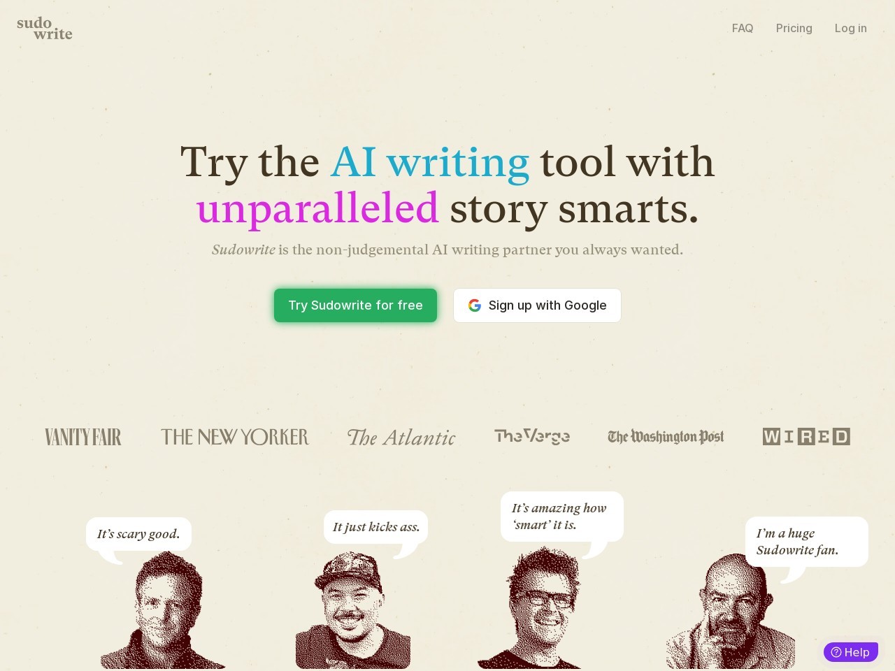 Sudowrite官网入口|Sudowrite在线使用|Sudowrite官方网页版网址-小石头