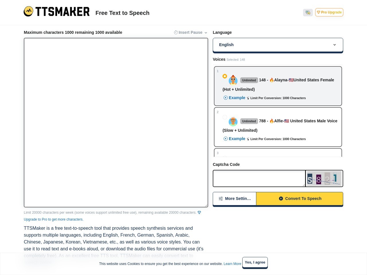TTSMaker官网入口|TTSMaker在线使用|TTSMaker官方网页版网址-小石头
