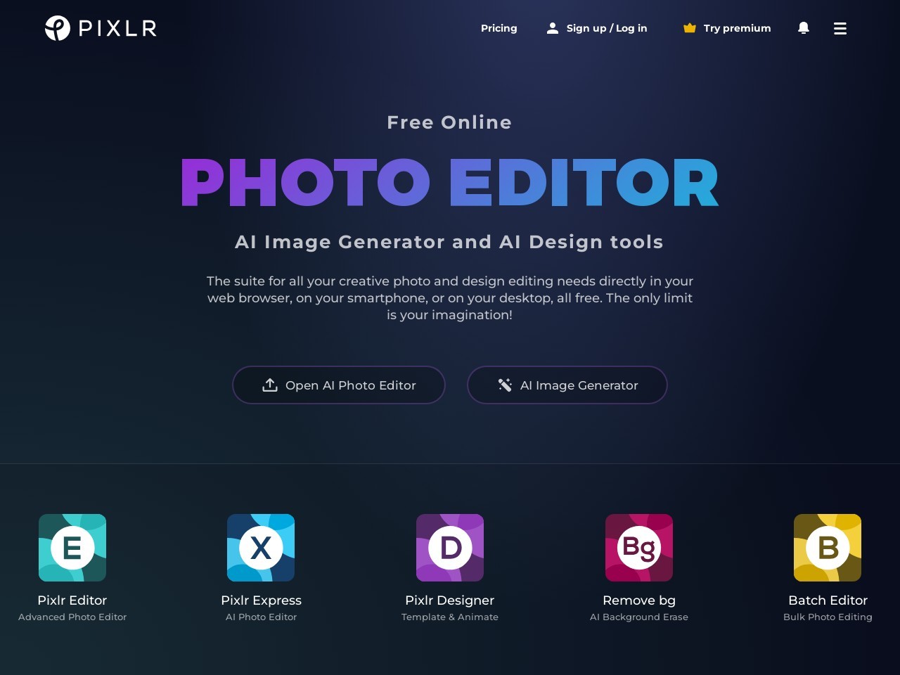 Pixlr官网入口|Pixlr在线使用|Pixlr官方网页版网址-小石头