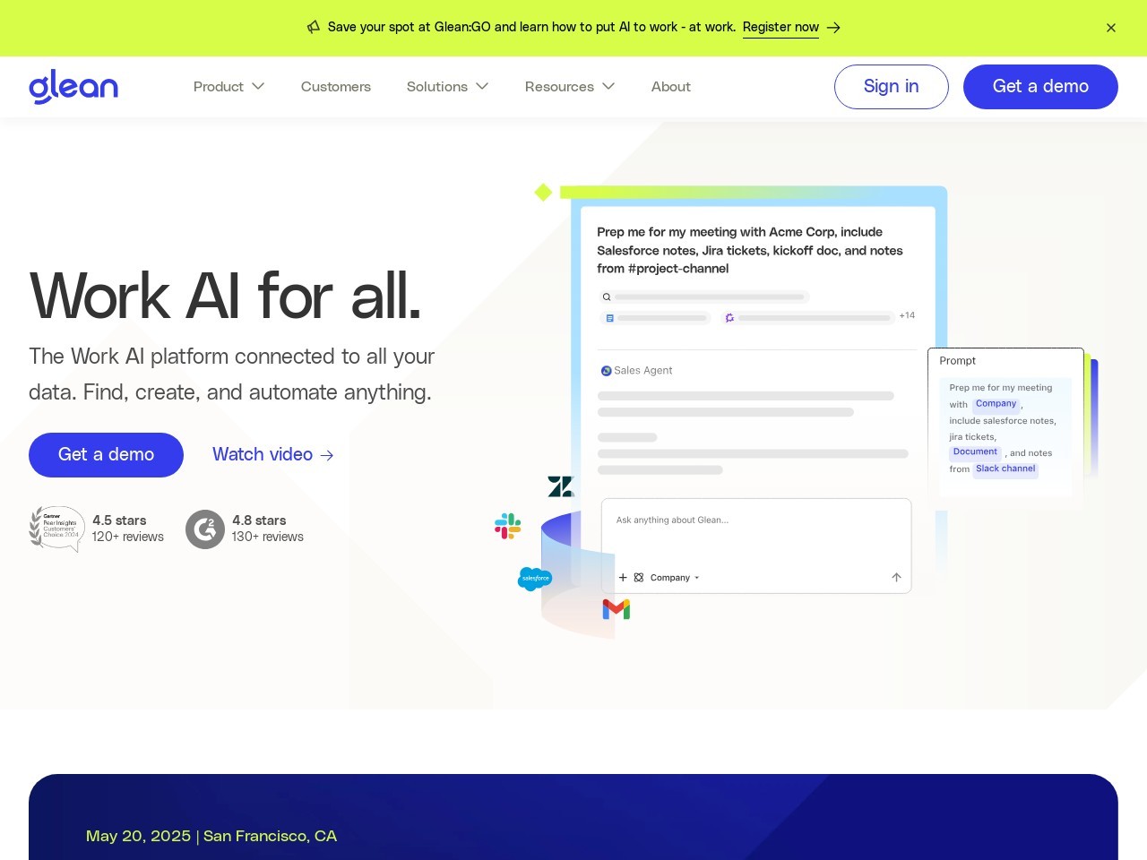 Glean官网入口|Glean在线使用|Glean官方网页版网址-小石头